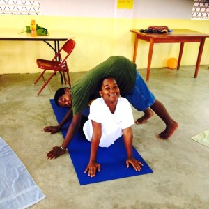 Hand in Hand Ministries Yoga at Summer Camp 