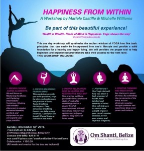 Happiness From Within Workshop 