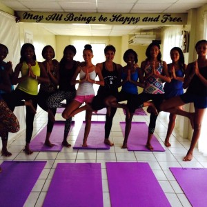 Meditation and Yoga with Contestants of Miss Queen of the Bay 